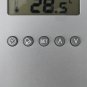 Transparent Multi-function Electronic Calendar Penholder Clock