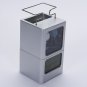 7 Color Digital Alarm Clock with Thermometer Silver