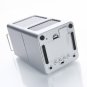 7 Color Digital Alarm Clock with Thermometer Silver