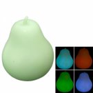 Colorful LED light Pear Nightlight Lamp