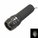 3W 100 Lumens Adjustable Focus Zoom Mini LED Flashlight Torch