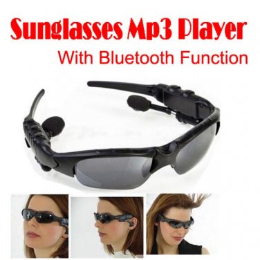 Sunglasses Bluetooth 3.0 MP3 A2DP Headphone For iPhone Smartphone