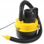 12V Wet & Dry Auto Car Dust Vacuum Cleaner with Brush / Crevice / Nozzle Head