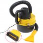 12V Wet & Dry Auto Car Dust Vacuum Cleaner with Brush / Crevice / Nozzle Head