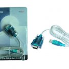High-Speed Converter USB 2.0 To RS232 Serial Pin Cable Adapter Blue