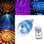 LED RGB Rotating Bulb Lamp Remote Sound-activated Stage Light