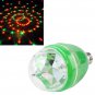 LED RGB Rotating Bulb Lamp Remote Sound-activated Stage Light