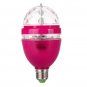 LED RGB Rotating Bulb Lamp Remote Sound-activated Stage Light