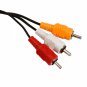 Replacement Composite AV Audio Video Cable for PS2 PS3