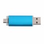 4GB Fashionable OTG USB Flash Drive for Smart Phones/Tablet PCs Blue