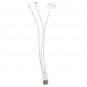 Universal EU Plug Adapter Car Charger USB Cable For iPhone