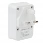 UK Plug 4 USB Ports Charger Adapter For iPhone Smartphone Device