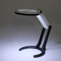 10 LED Lighting Desk Handheld Lamp With 2.5X 8X Magnifier