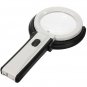 10 LED Lighting Desk Handheld Lamp With 2.5X 8X Magnifier