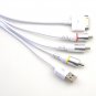 USB AV TV RCA Audio Video Composite Cable For iPhone 4 4S iPad iPod
