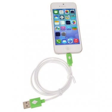 LED Light Charging Cable For iPhone5 + US LED Light Wall Charger