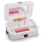 Rolling Suitcase Mirror Music Box