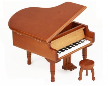 Philco Yunsheng Simulation Timber Grand Piano Modelling Music Box