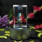 3D USB-line Music Spin Dazzle Colored Light Crystal Music Box