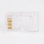 100 Pcs RJ45 Modular Plug Network Connector