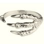 Gothic Punk Rock Cool Eagle Bird Claw 3 Talons Bangle Bracelet