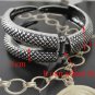Vintage Eagle Bird Claw 3 Talon Bangle Bracelet Clamp Cuff
