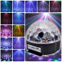 6W RGB LED MP3 Crystal Magic Ball Stage Effect Light Club Party Lamp