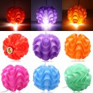 Brief PP Globe Wave Pendant Lamp Personalized Bar Lighting 110-240V