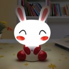 Novelty Cartoon Rabbit LED Night Lamp For Kid's Bedroom Bedside