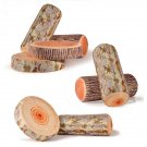 Novelty Stump Log Wood Pillow Sycamore Home Office Car Soft Cushion