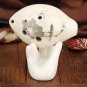 6 Hole Alto C Tone Droplet Shape Crack Painted Ocarina