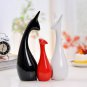 3pcs Deer Family China Ceramics Crafts Ornaments Home Decor