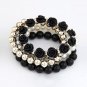 Mix Flower Beads Stretch Bracelet Temperament