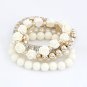 Mix Flower Beads Stretch Bracelet Temperament