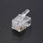 50PCS RJ11 Modular Cable Head Plug Ethernet Network Connector