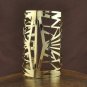 Punk Gold Plated Hollow Pattern Bangle Metal Cuff Bracelet For Women