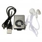 Mini Clip Music MP3 Player Support 8GB TF Card With USB Cable Earphone