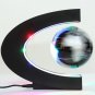 C Shape Magnetic Levitation Floating Globe World Map With LED Lights
