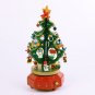 Wooden Christmas Tree Rotating Music Box Christmas Gift Decorations