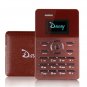 Daway Chocolate Ultra-thin Pocket Mini Card Mobile Phone