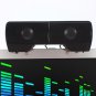 One Pair Clip-on USB Speaker With Controller For Macbook Laptop PC
