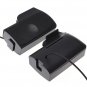 One Pair Clip-on USB Speaker With Controller For Macbook Laptop PC