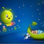 Light Sensor Wallpaper Caterpillar LED Night Light DIY Decoration