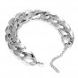Thick Gold Chain Collar Statement Necklace Bracelet Anklet Jewelry