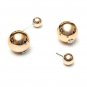 Multicolor Double Beads Earrings Frosted Ear Studs For Women