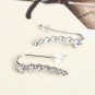 Italina Rhinestone Crystal Ear Cuff Earrings 18K Rose Gold Plated