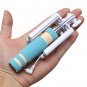 Mini Extendable Handheld Selfie Stick Wired Remote Shutter Monopod For IOS Android Mobile Phone