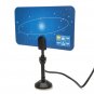 Digital Indoor TV Antenna HDTV DTV HD VHF UHF Flat Design High Gain