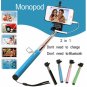 Aluminum Alloy Selfie Stick with Wired Shutter for iPhone & Android Cellphone