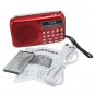 Mini Portable LED Stereo FM Radio Speaker USB TF Card MP3 Music Player